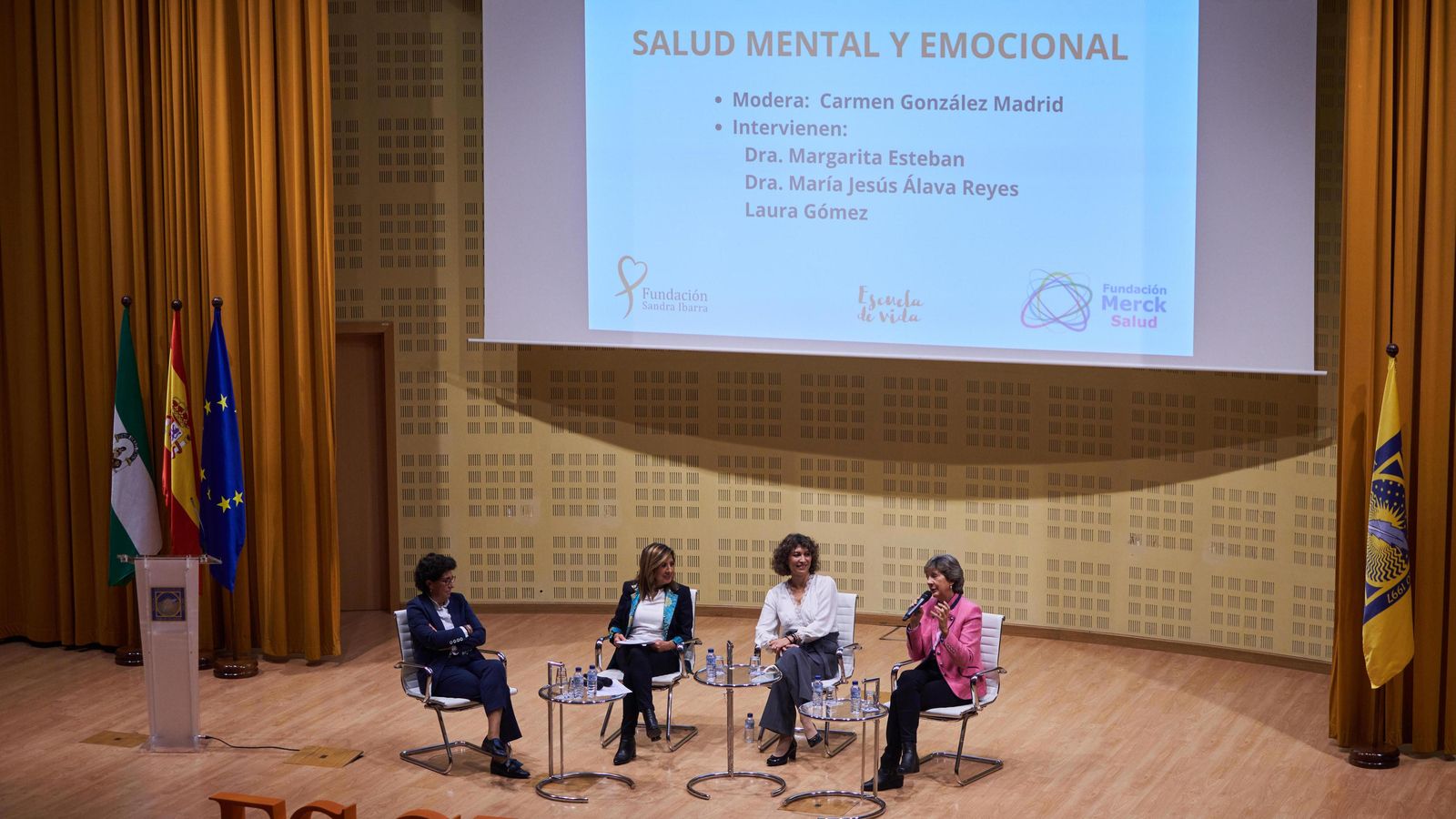Participantes en la mesa 'Salud mental y emocional'.
