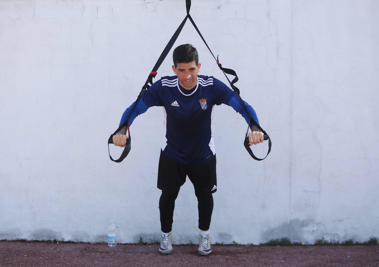 Sergio Narváez, en un entrenamiento con el Xerez Club Deportivo.