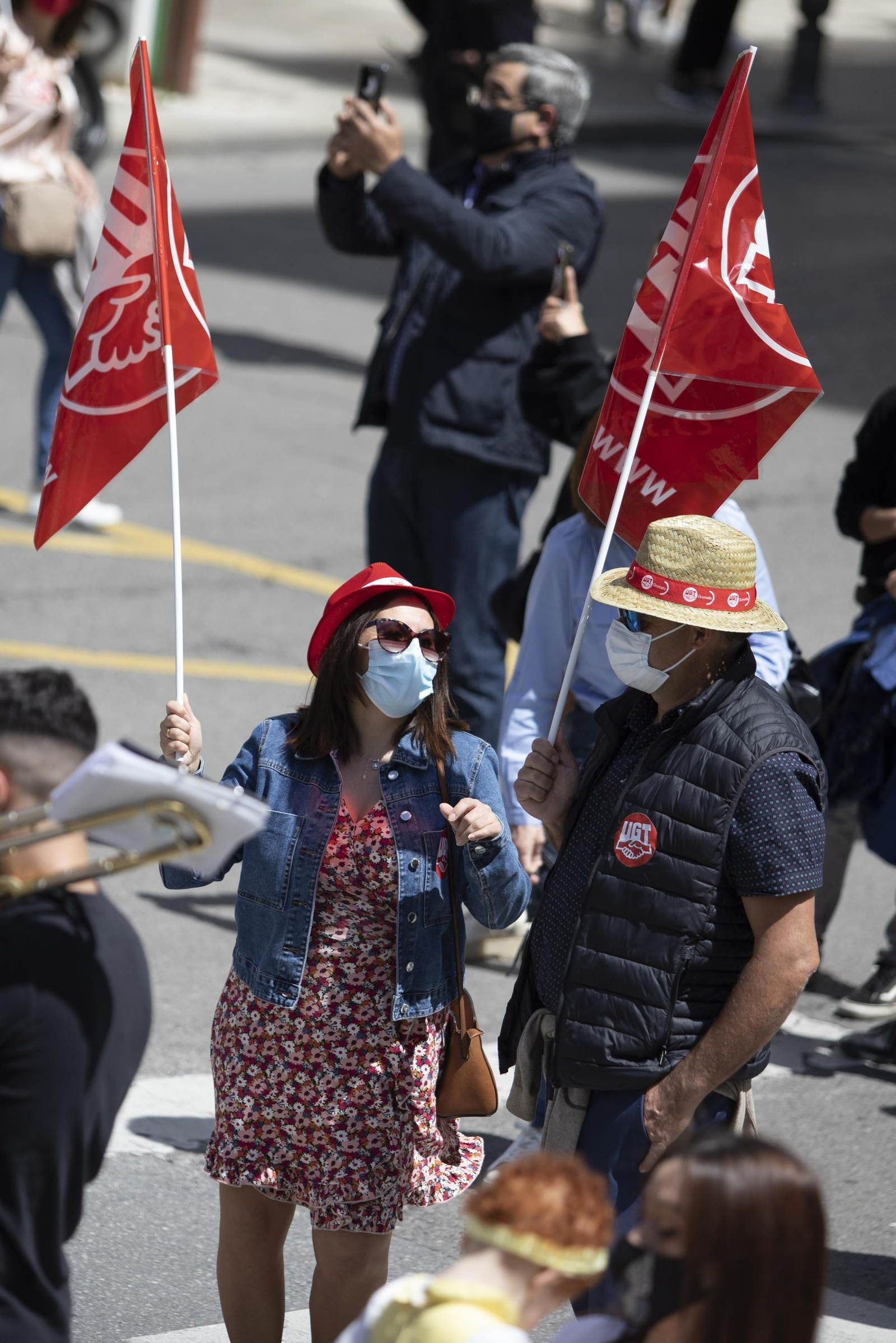 Fotos: Manifestación del 1º de Mayo en Granada
