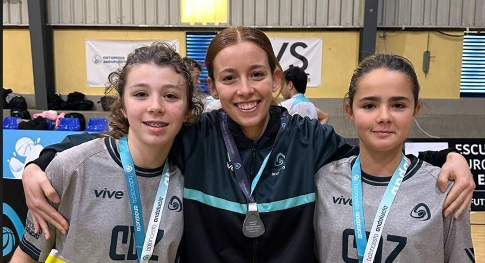 Las tres representantes de la ULB en la selección de Cádiz