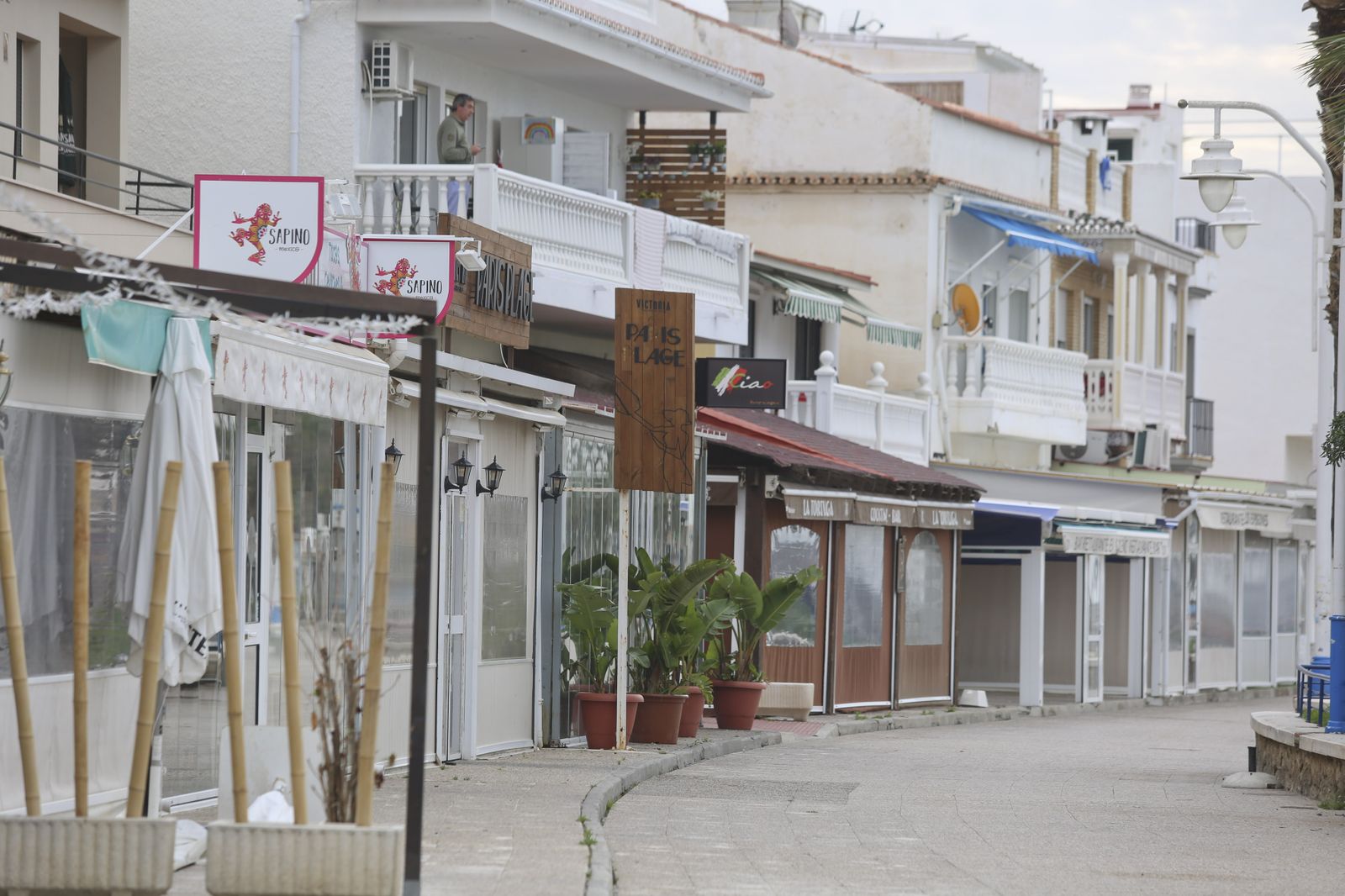 Coronavirus en Málaga: El desierto de Pedregalejo, en fotos