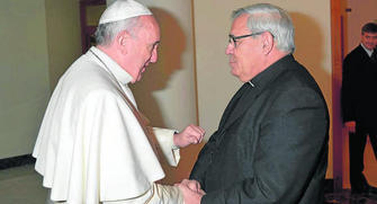 El Papa y el arzobispo de Granada se encontraron en el Vaticano el 27 de enero del año pasado.