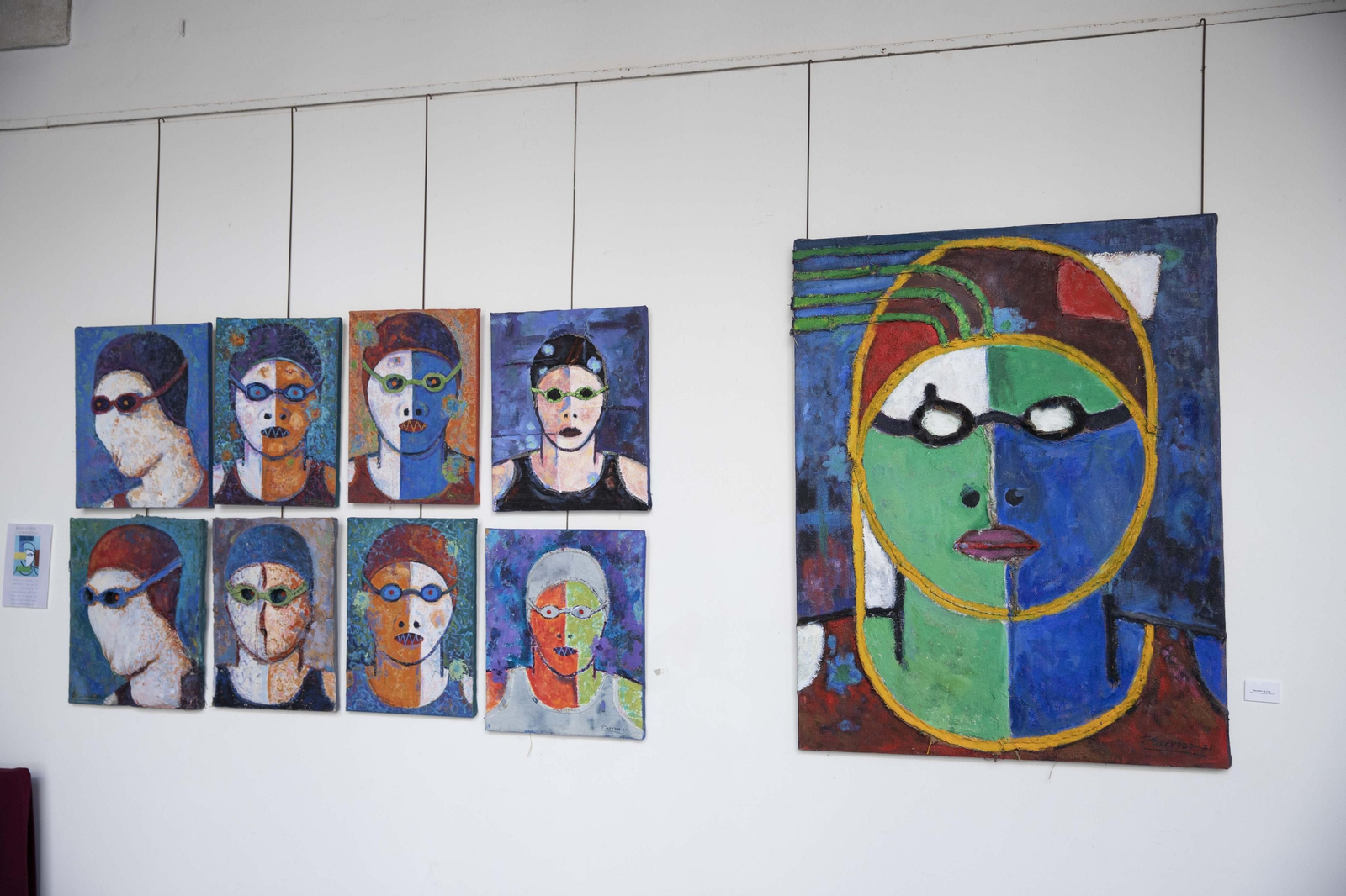 Obra de la exposición 'Memoria y pensamiento' de Francisco Serrano. Obra de la exposición 'Memoria y pensamiento' de Francisco Serrano.