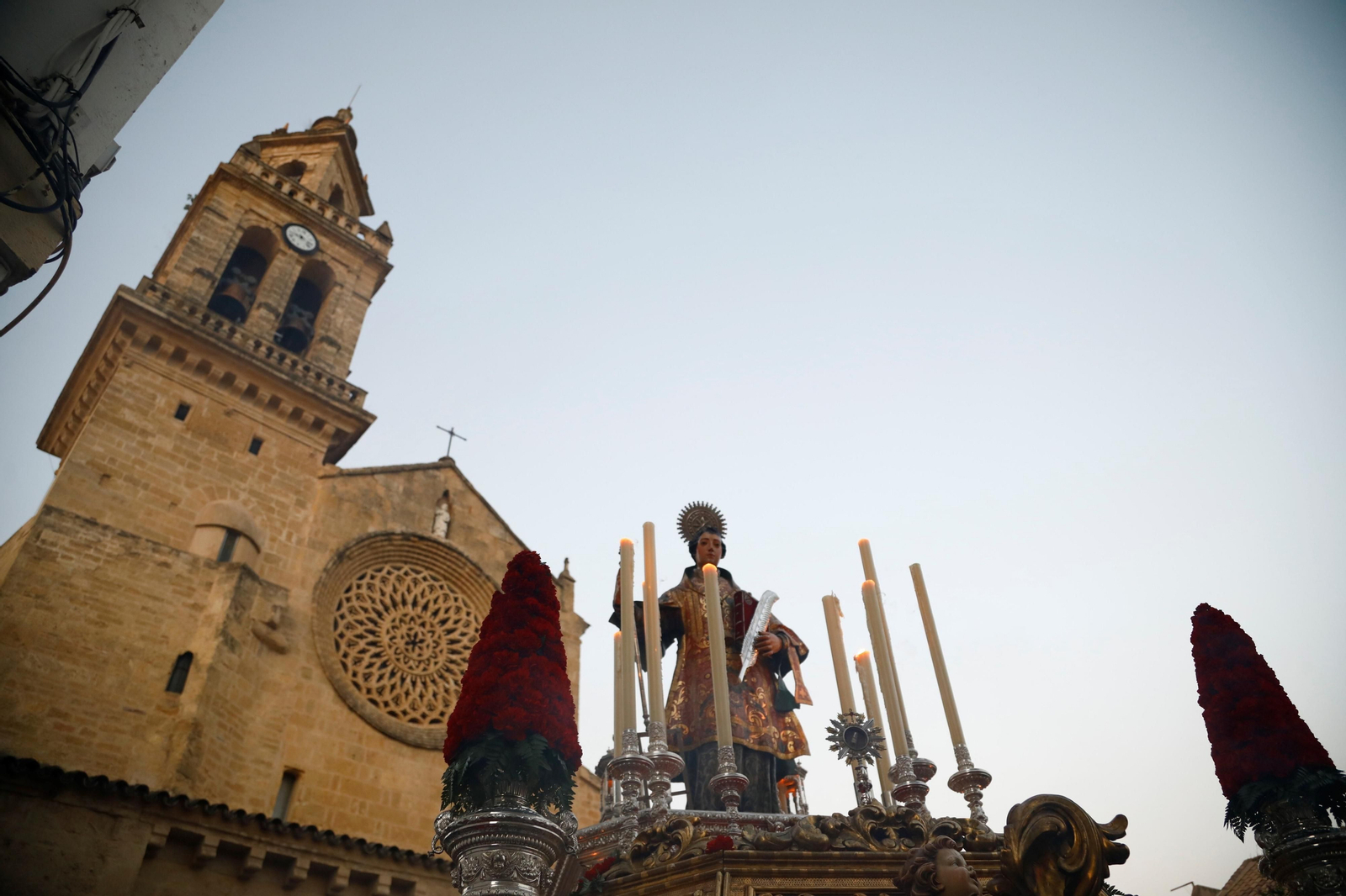 La procesión de San Lorenzo Mártir en Córdoba, en imágenes