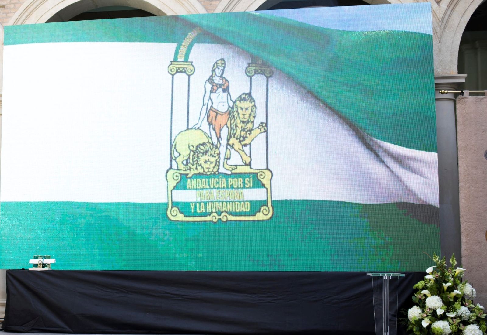 Bandera de Andalucía.