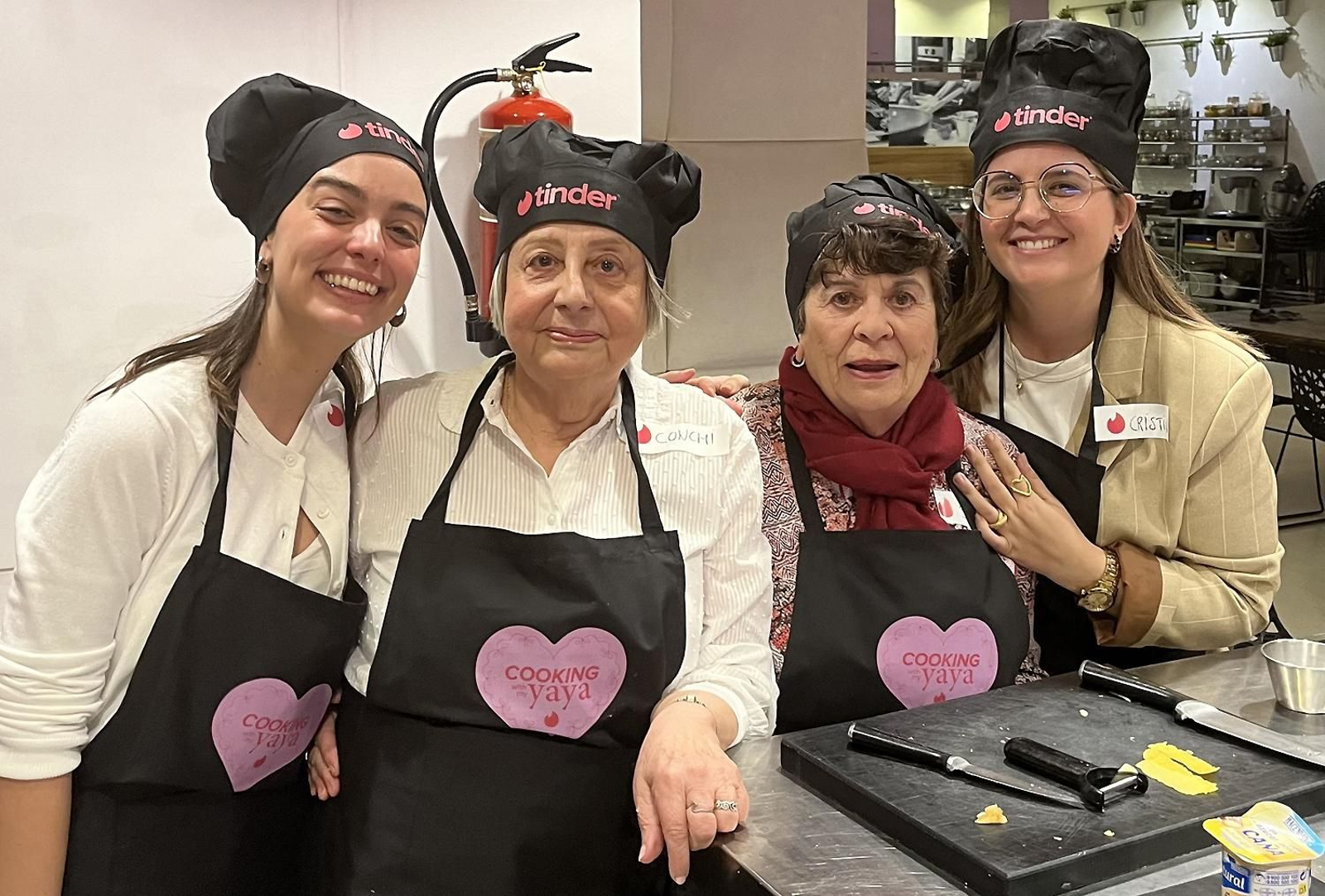#CookingWithMyYaya, masterclass para Tinder de Guadalupe Fiñana, 'Abuela de Dragones'.