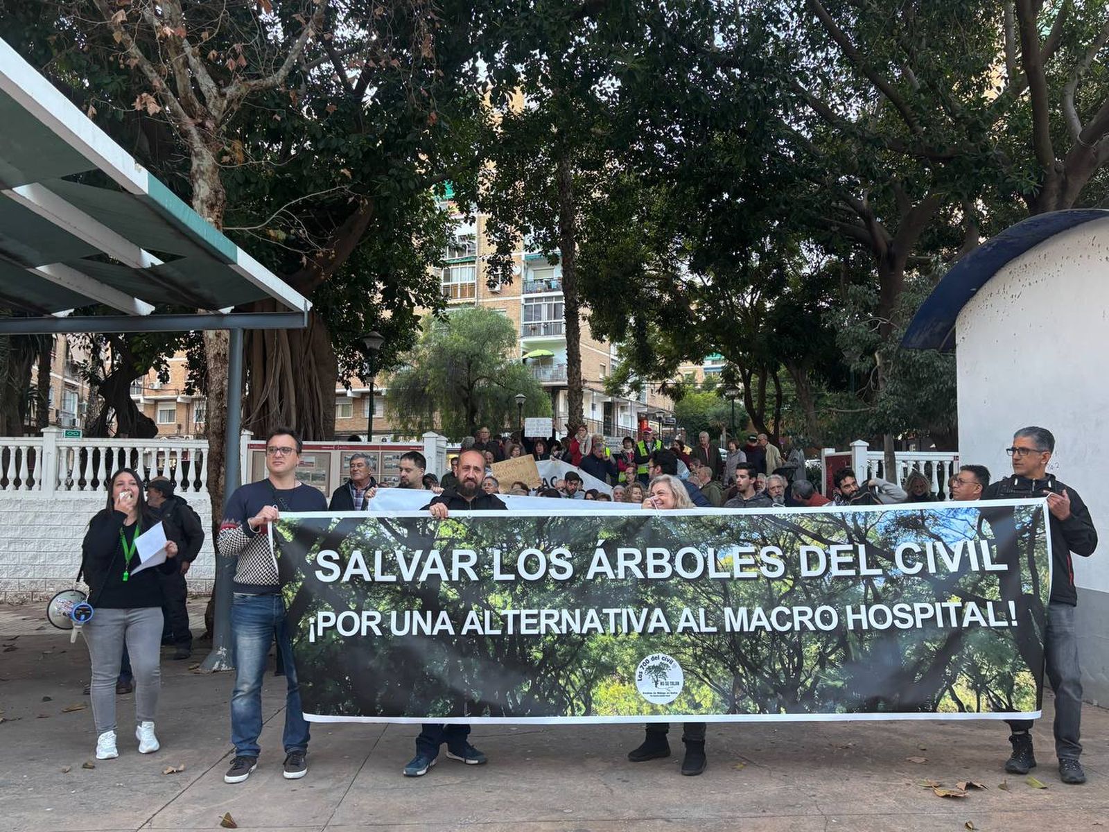 Un momento de la manifestación de este viernes.