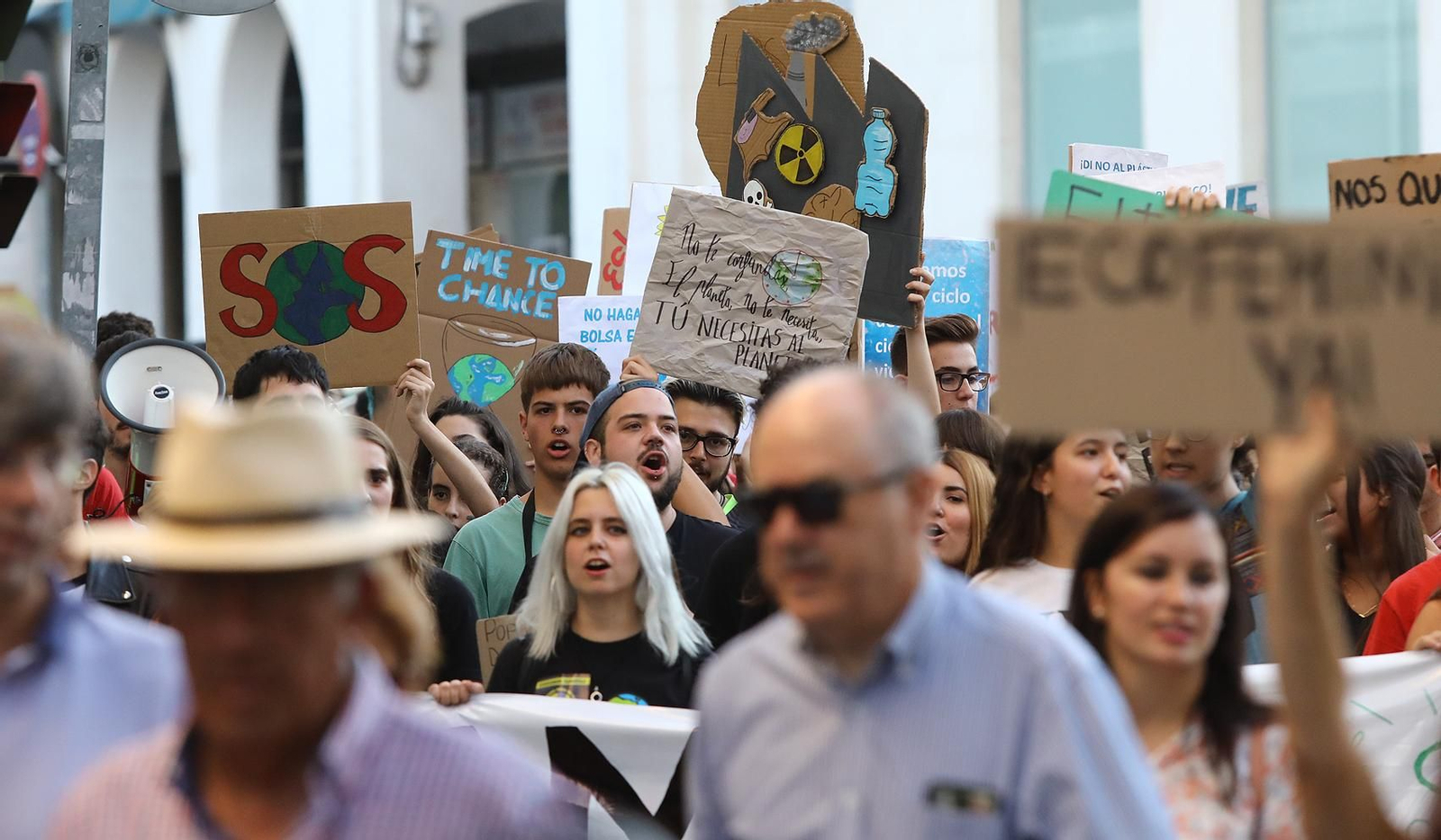 Imágenes de la manifestación por el cambio climático