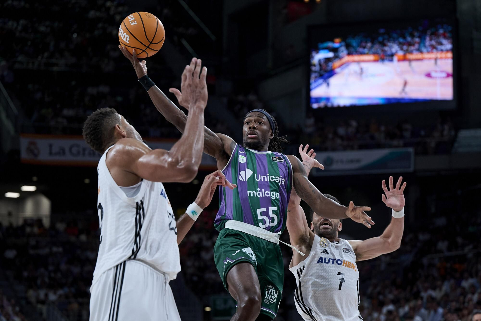 El Real Madrid-Unicaja en fotos