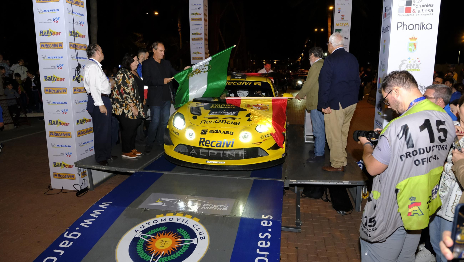 La salida de la 50 edición del Rallye Costa de Almería, en imágenes