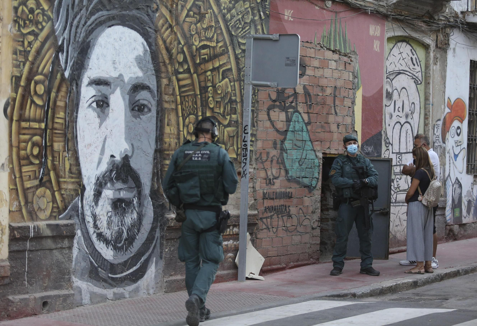 Las fotos de la operación de la Guardia Civil contra el terrorismo internacional en Málaga