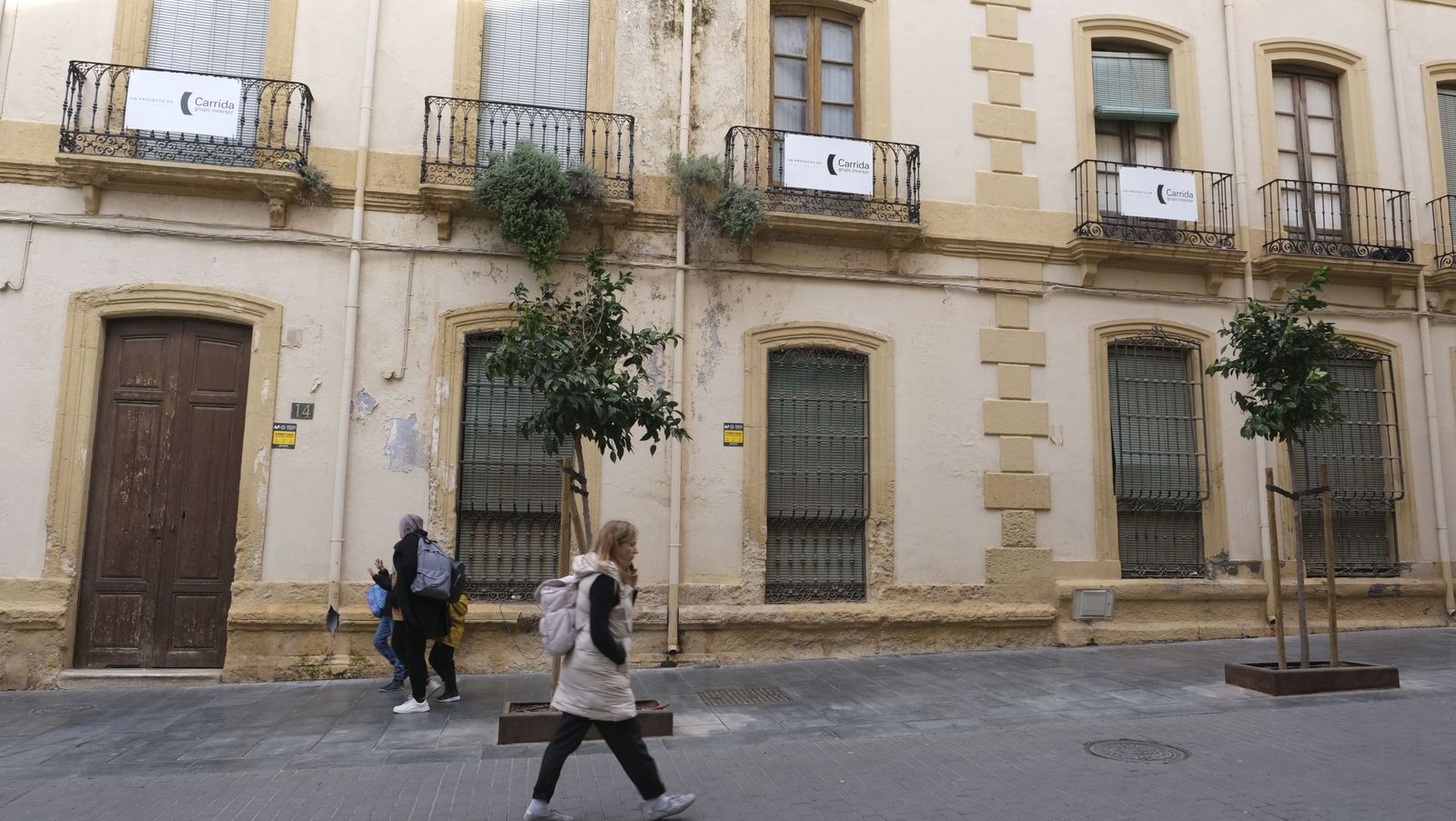 Las viviendas adquiridas por Carrida al Obispado de Almería.