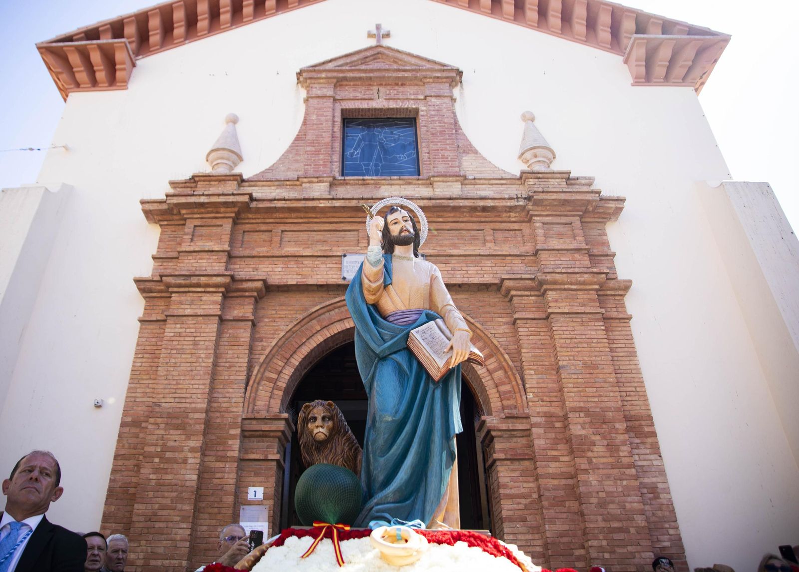 Las imágnes de la misa y procesión en honor a San Marcos en El Ejido