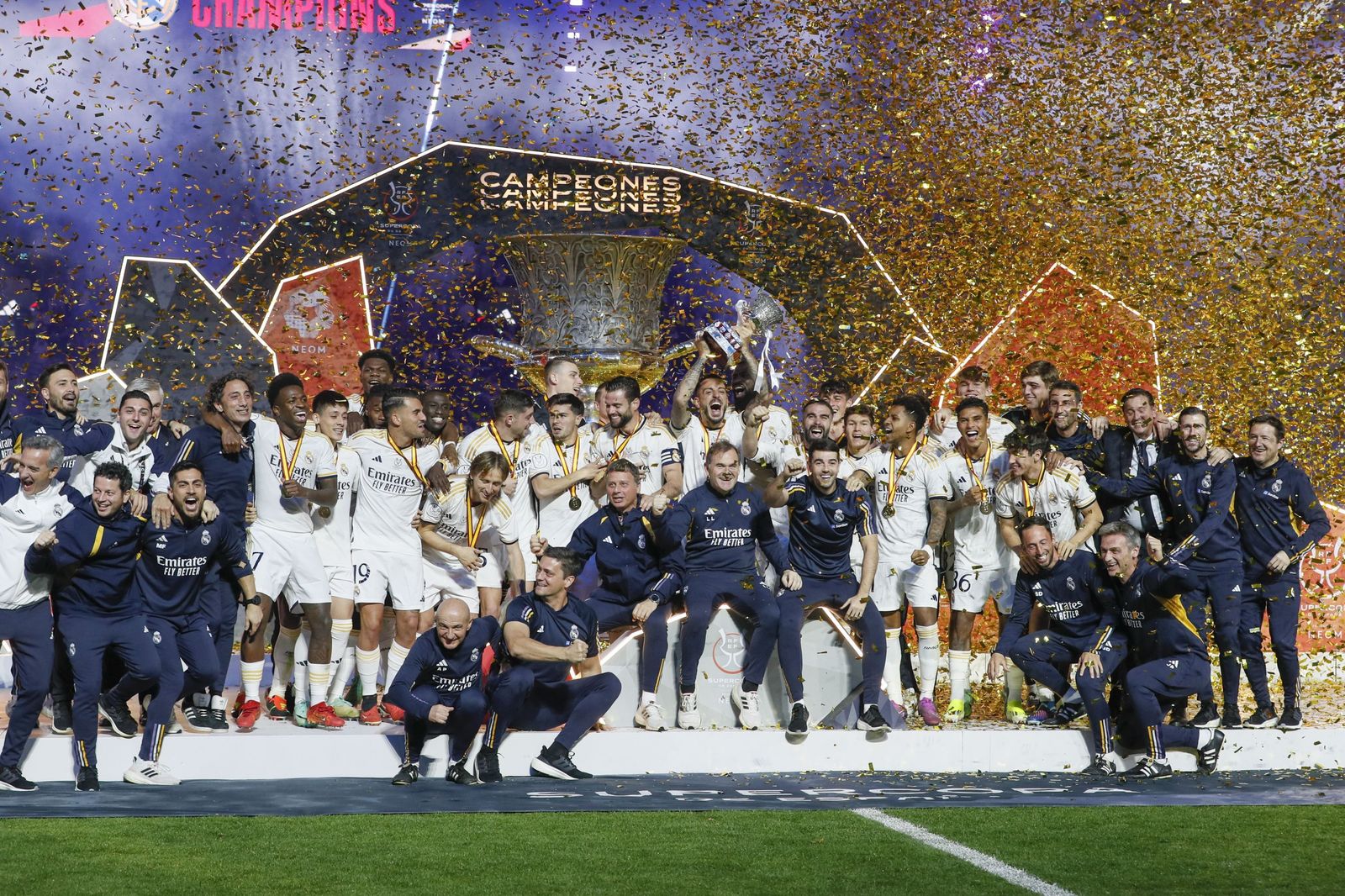 Las fotos del Real Madrid - Barcelona en la final de la Supercopa de España