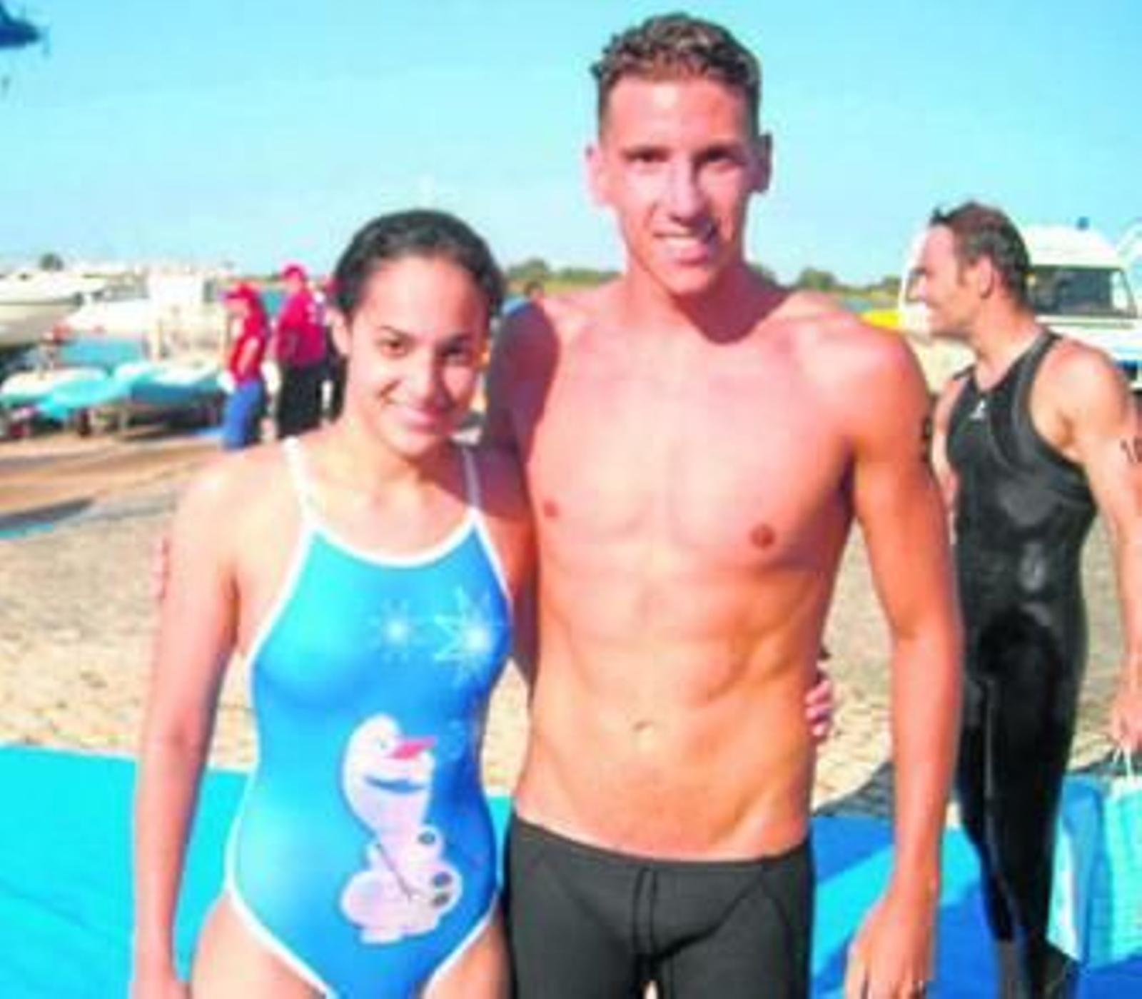 Fátima Souissi y Miguel Bautista Borras, los ganadores de la prueba.
