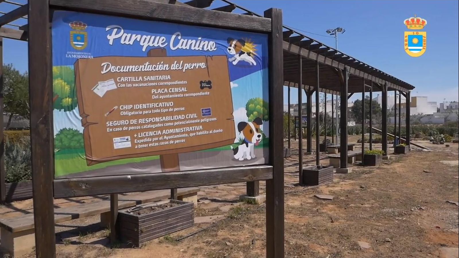 El Parque Canino de La Mojonera cuenta con 5.600 metros cuadrados