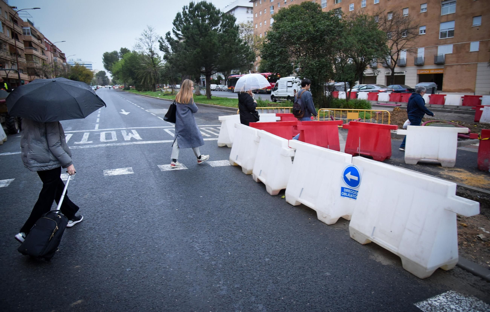 Las fotos de las obras de Tranvibús en Sevilla Este
