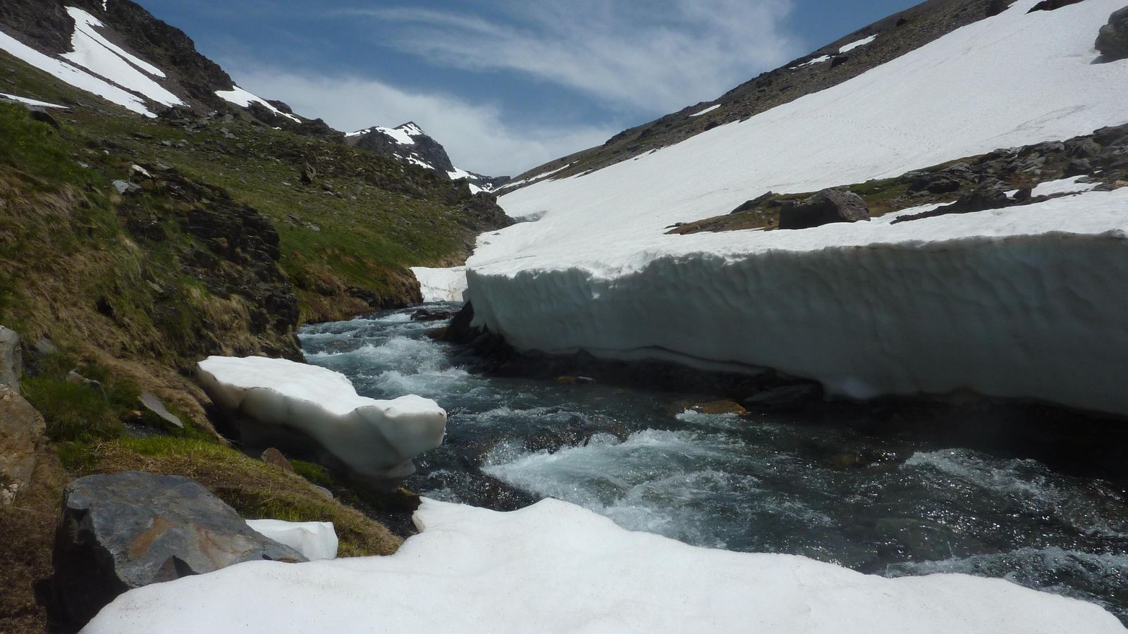 El espectáculo del deshielo.