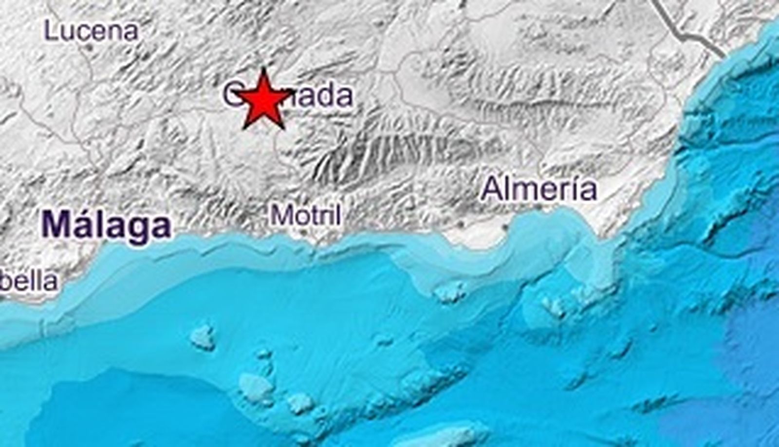 Localización del terremoto