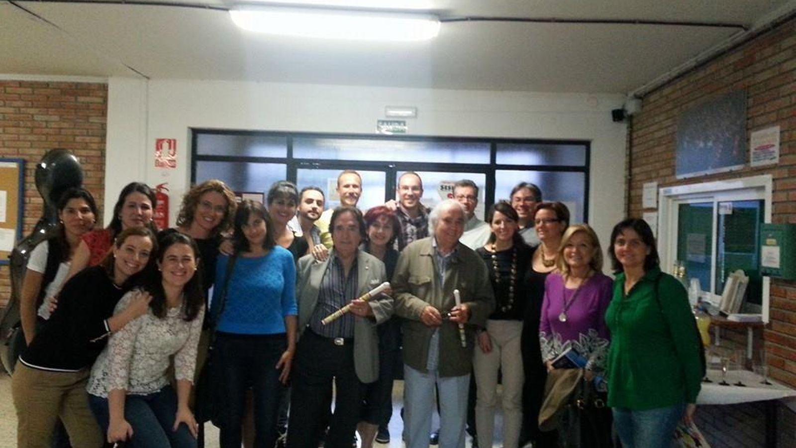 Llegada de Antón y Enrique al Conservatorio