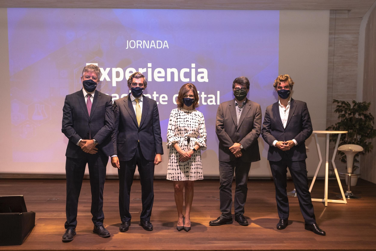 Ángel de Benito, Juan Abarca, Marta Villanueva, Genís Roca y Alberto Córdoba.