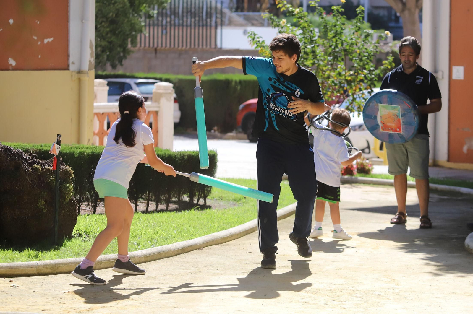 Imágenes del ambiente en la Feria del Deporte en la Casa Colón