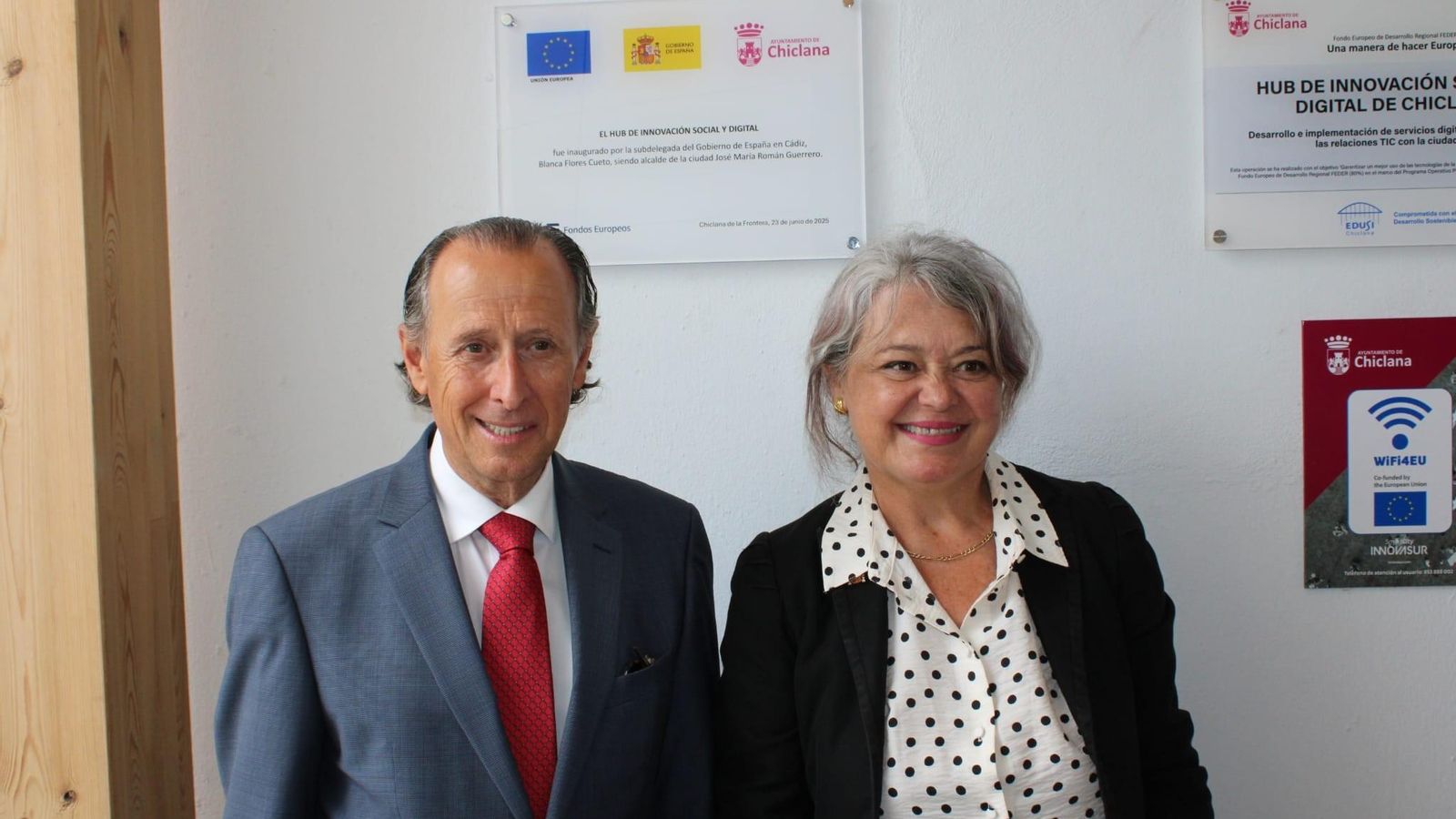 José María Román y Blanca Flores. José María Román y Blanca Flores.