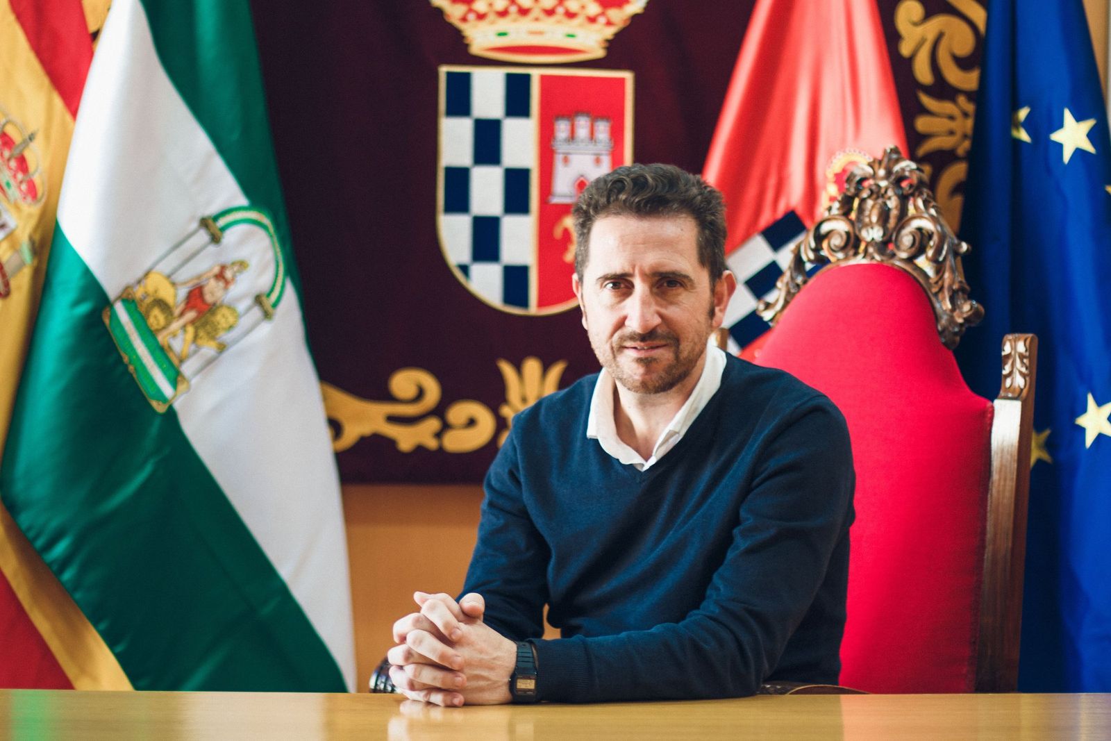 El alcalde de Benamaurel, Juan Francisco Torregrosa