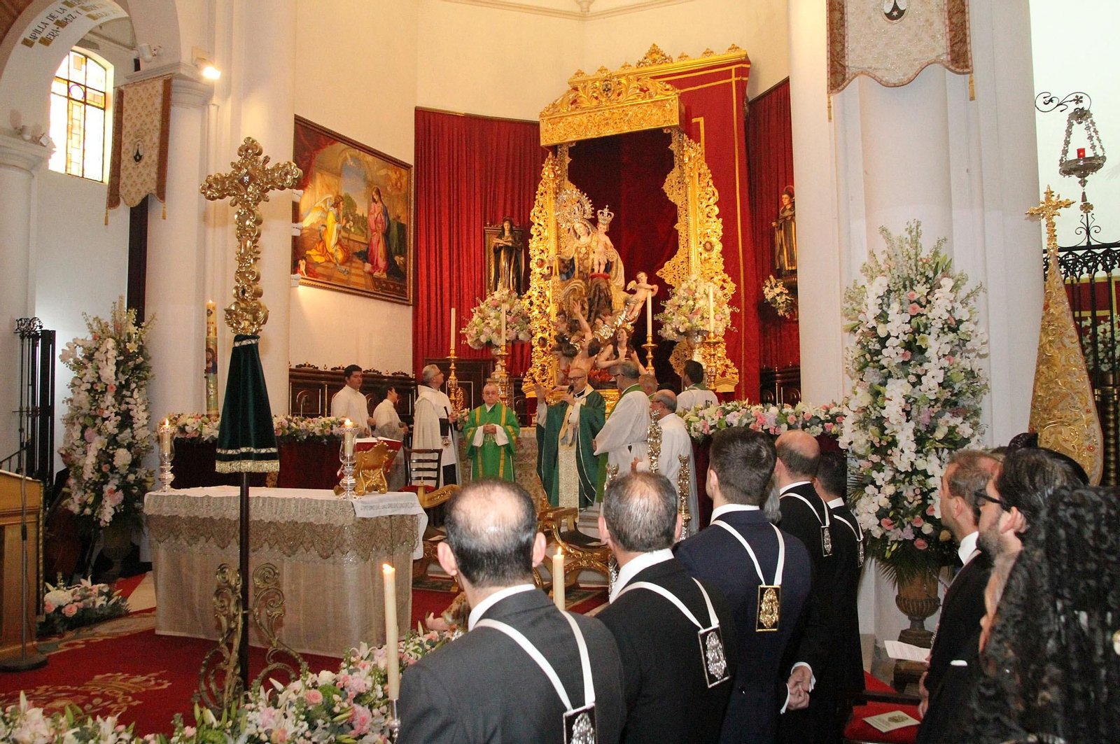 Imágenes de la bendición de la Virgen del Carmen
