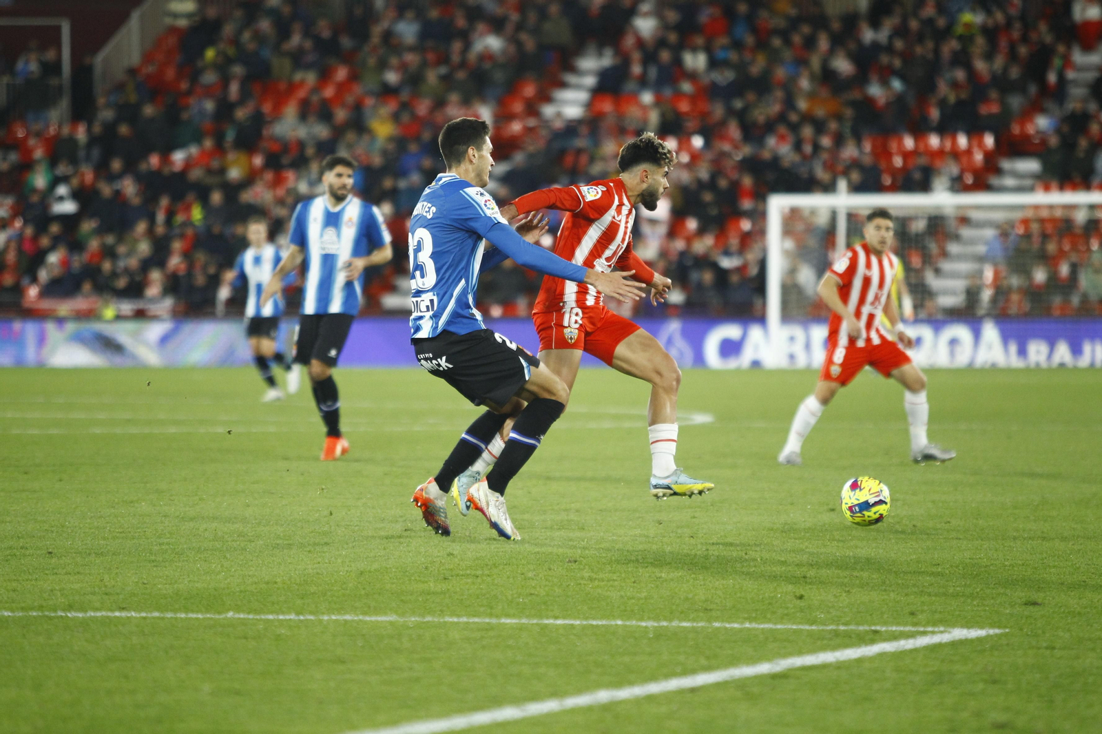 Imágenes del partido U.D. Almería-R.C.D. Espanyol