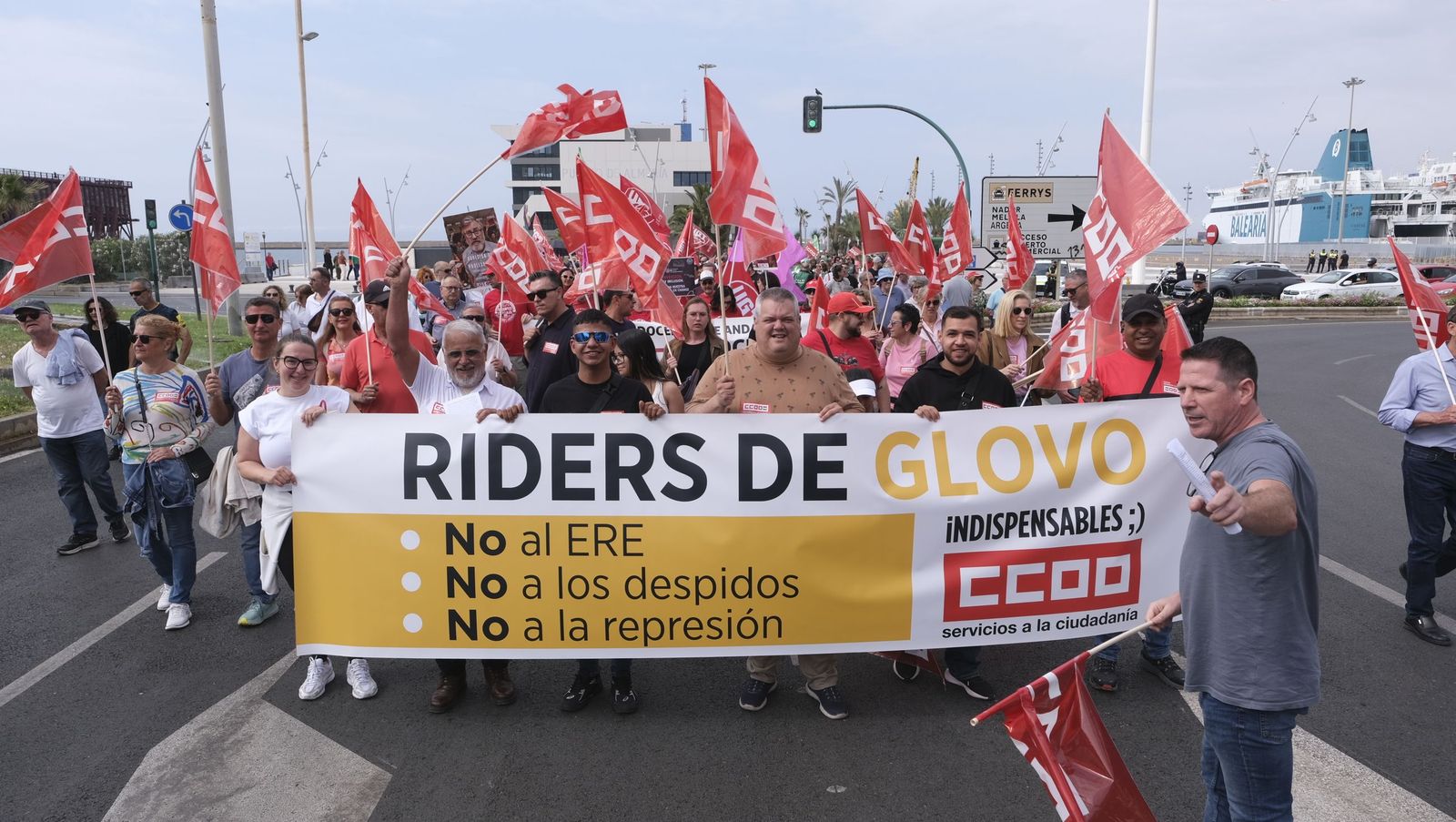 En defensa de los trabajadores: las imágenes de la manifestación del 1 ...