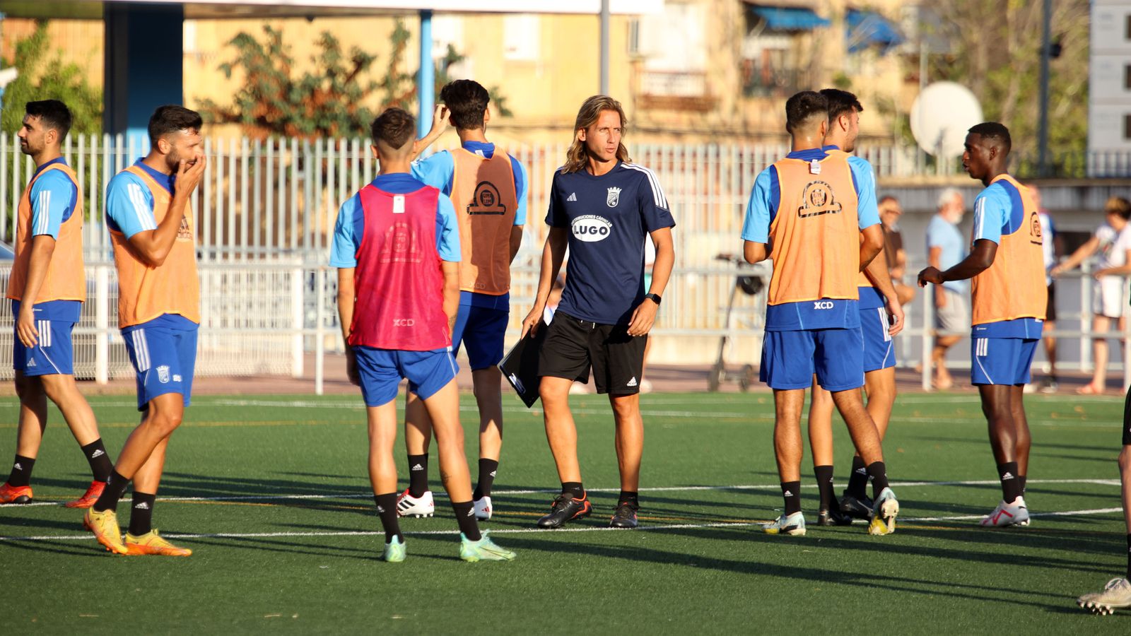 Primer entrenamiento del Xerez CD en el campo de La Granja
