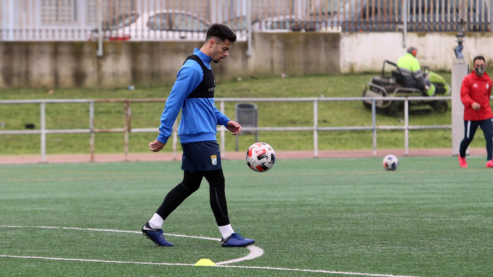 Daniel Laínez ya se entrenó este miércoles con el Xerez CD.