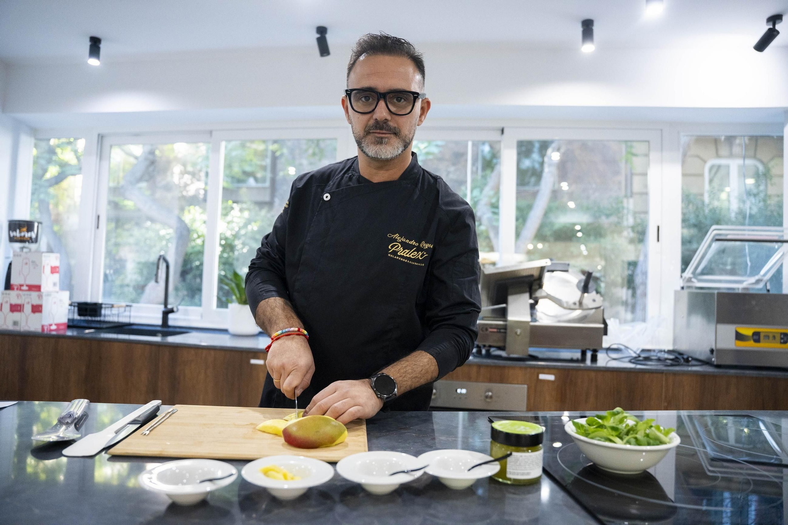 Las imágenes del delicioso sorbete gourmet de Gamba Roja de Alejandro Reyes