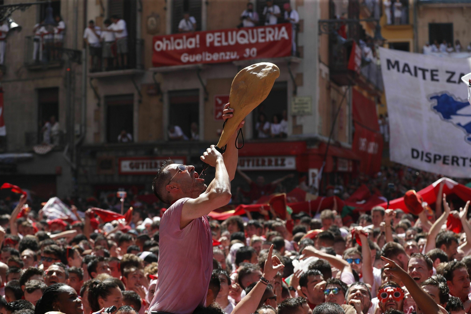 Los mejores momentos del Chupinazo de Sanfermines 2019
