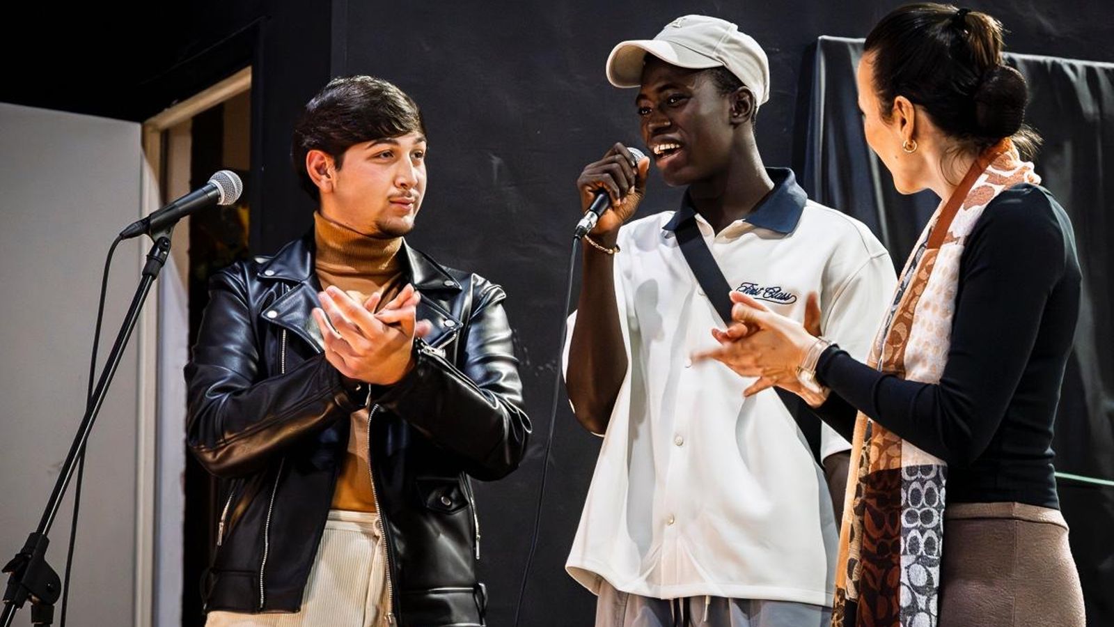 El momento de la interpretación del joven Malick.
