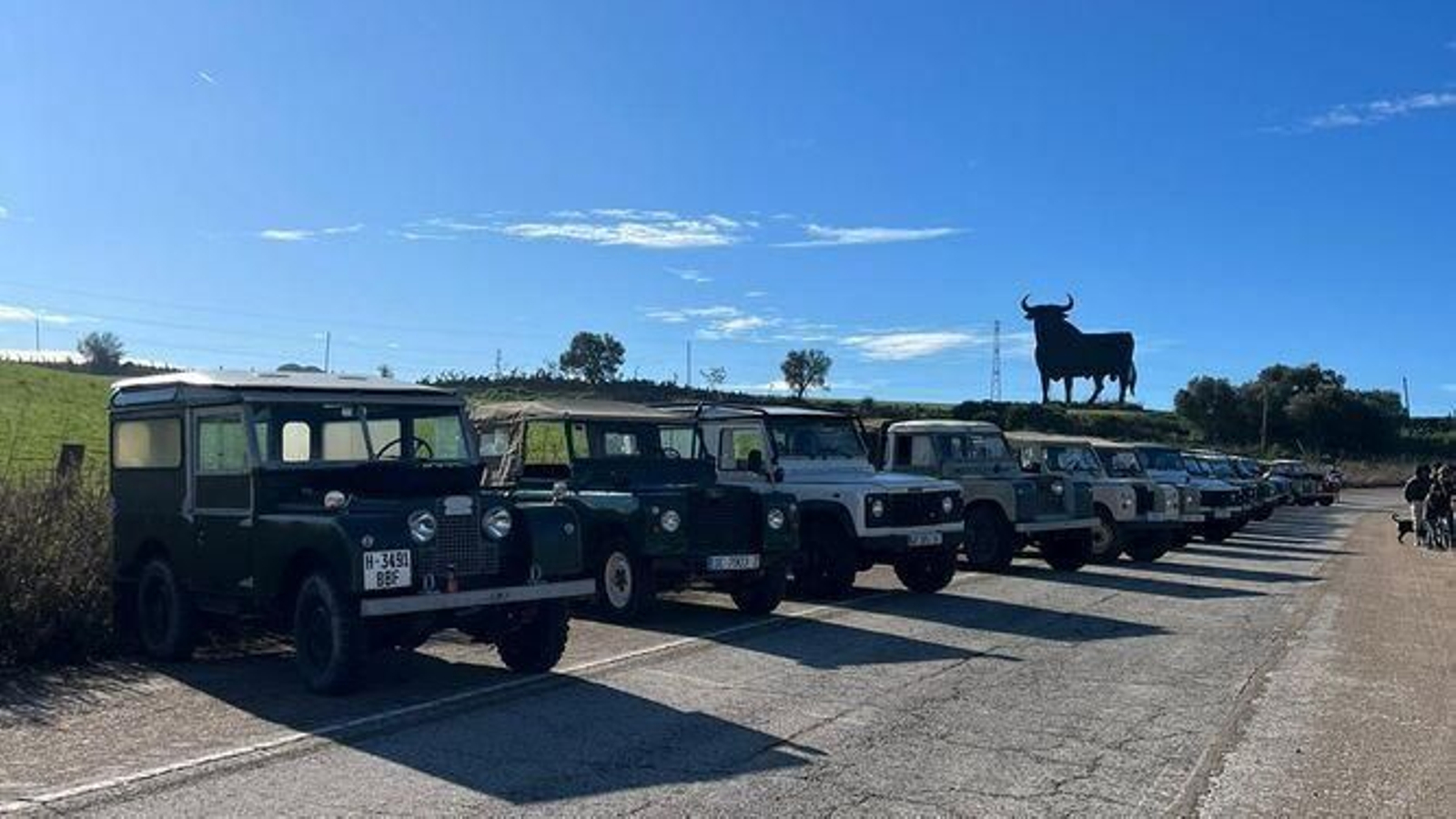 Una imagen de la primera concentración de Land Rover Clásicos Serie I, celebrada en El Puerto de Santa María.