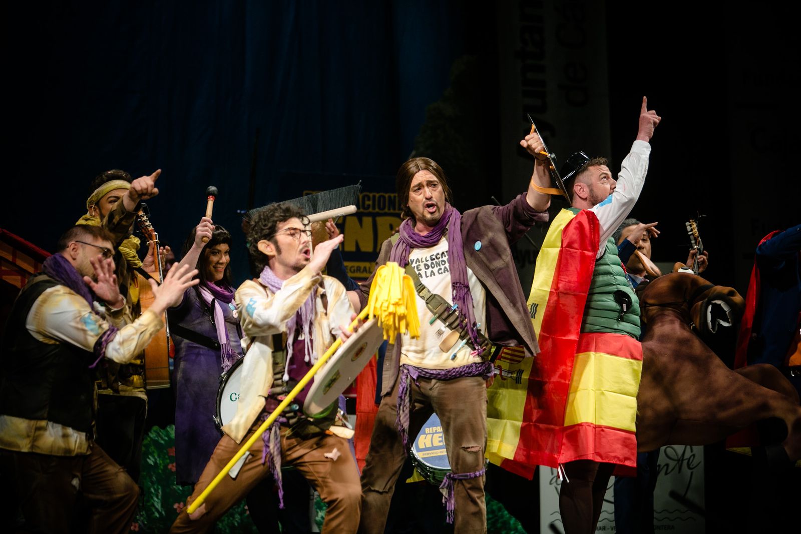 chirigota "Un pasito a la izquierda y un pasito a la derecha"