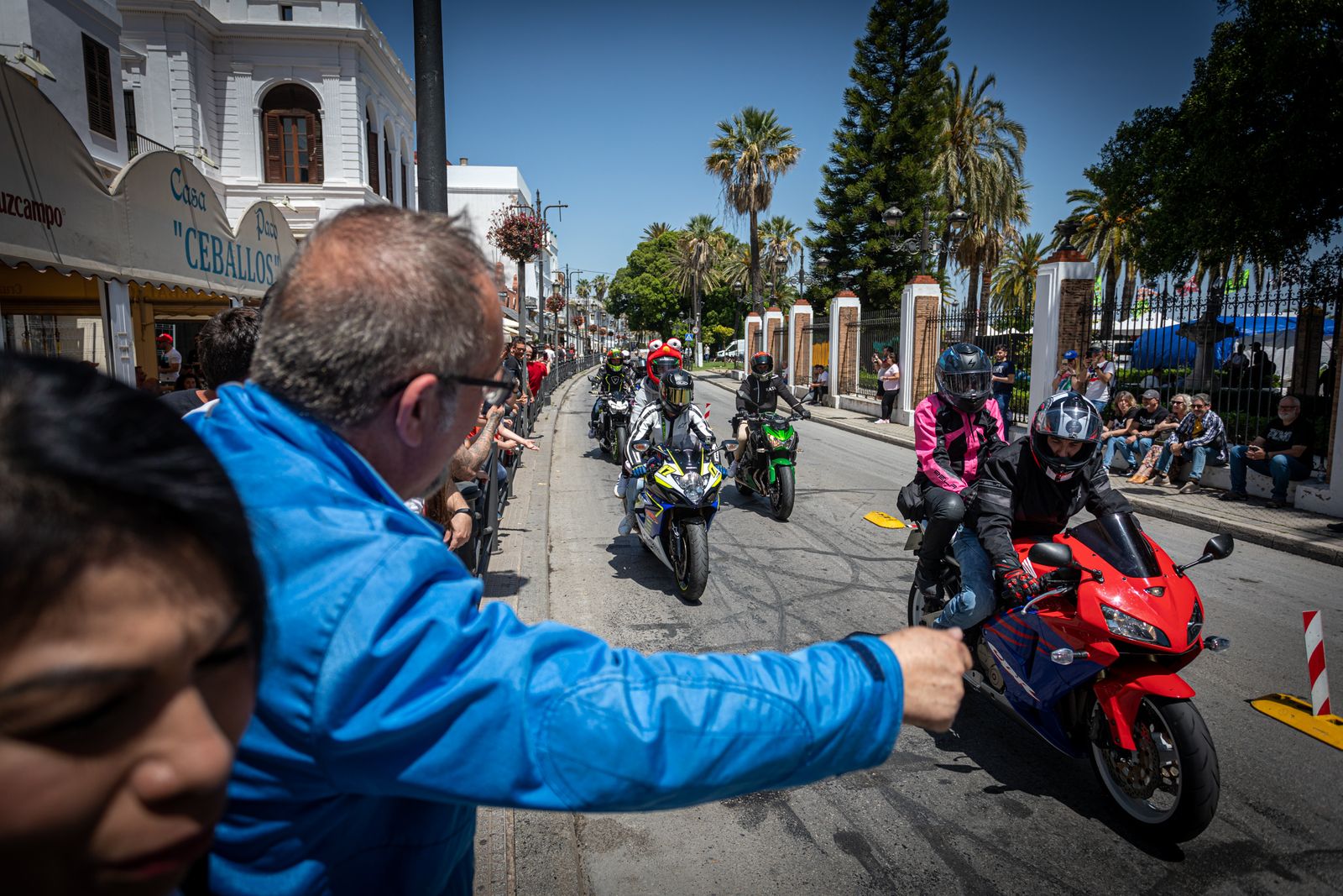 Imágenes de la motorada en El Puerto