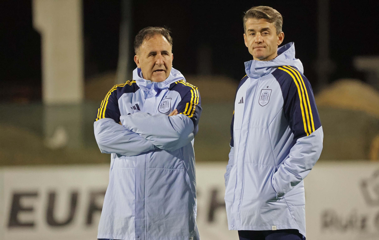 Fotos del entrenamiento de la selección española sub-17 de fútbol en el Ciudad de La Línea