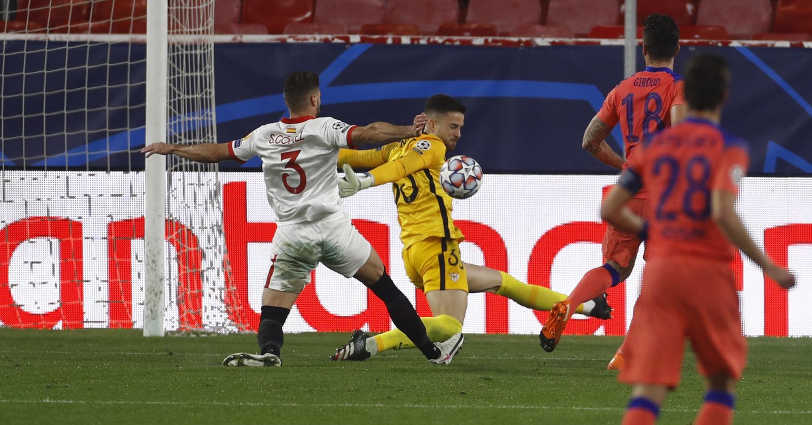 Las imágenes del Sevilla-Chelsea