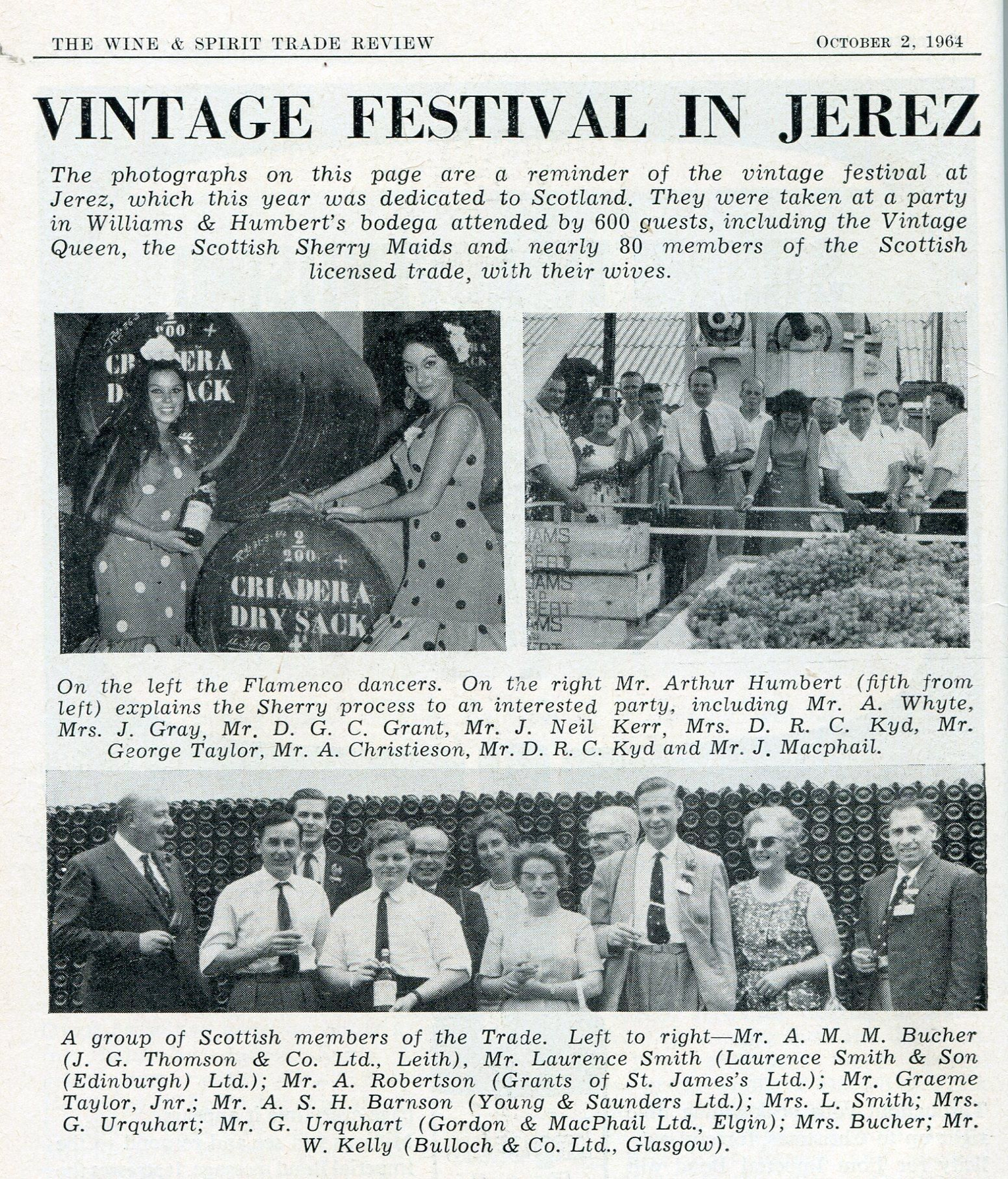 Imagen de la revista 'The Wine & Spirit Trade Review'.