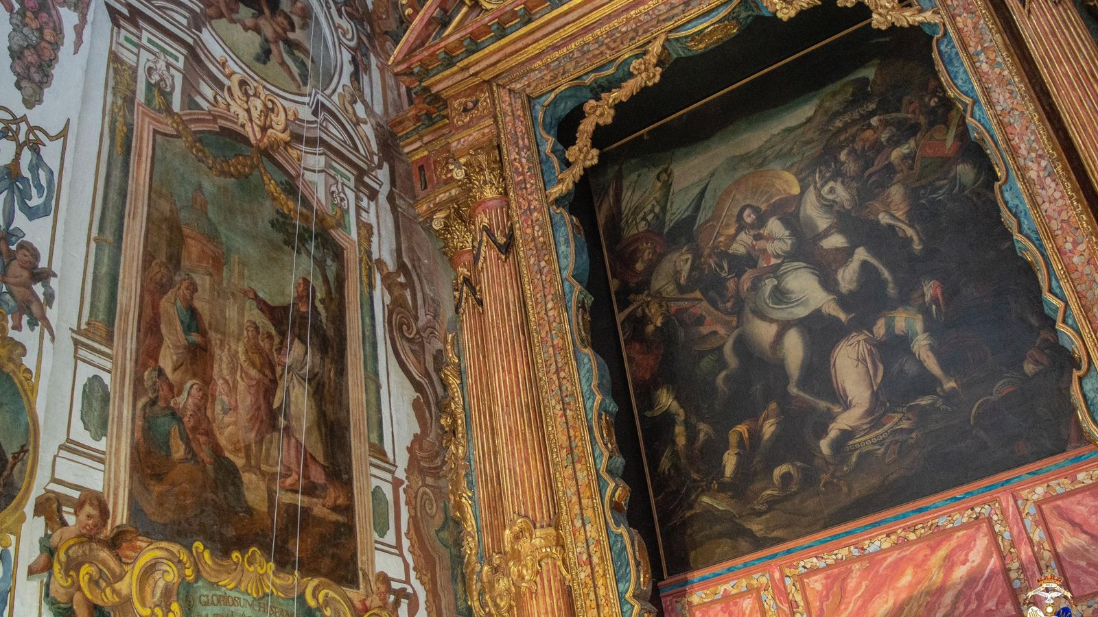 Estado actual de las pinturas murales tras la restauración