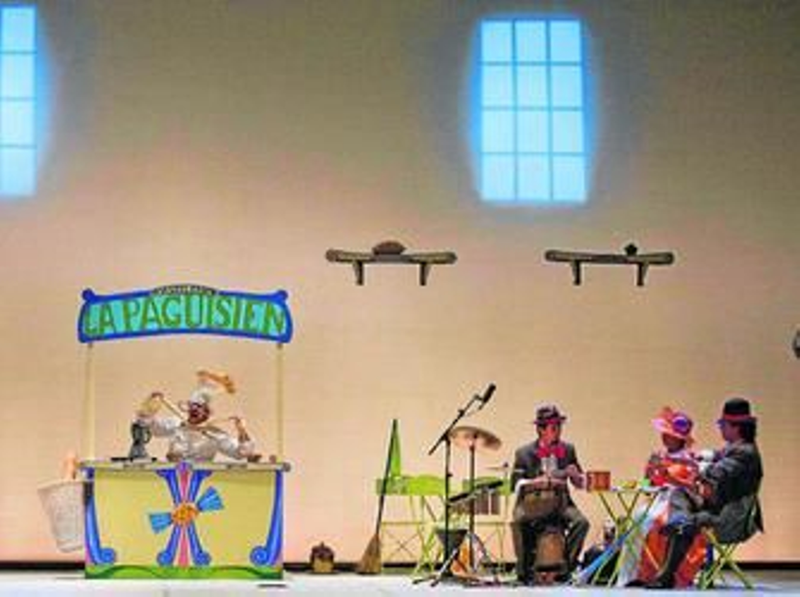 Un momento del espectáculo infantil 'Carmelo, cantes por caramelo'.