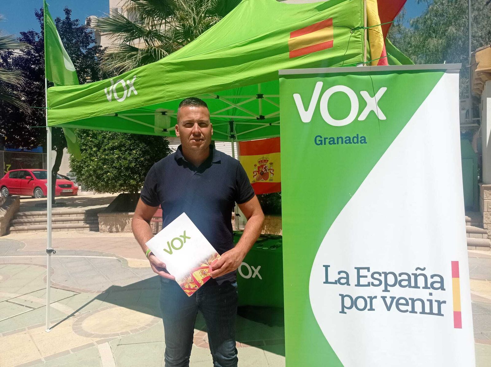 Jesús Lobato, portavoz de Vox en el Poniente.