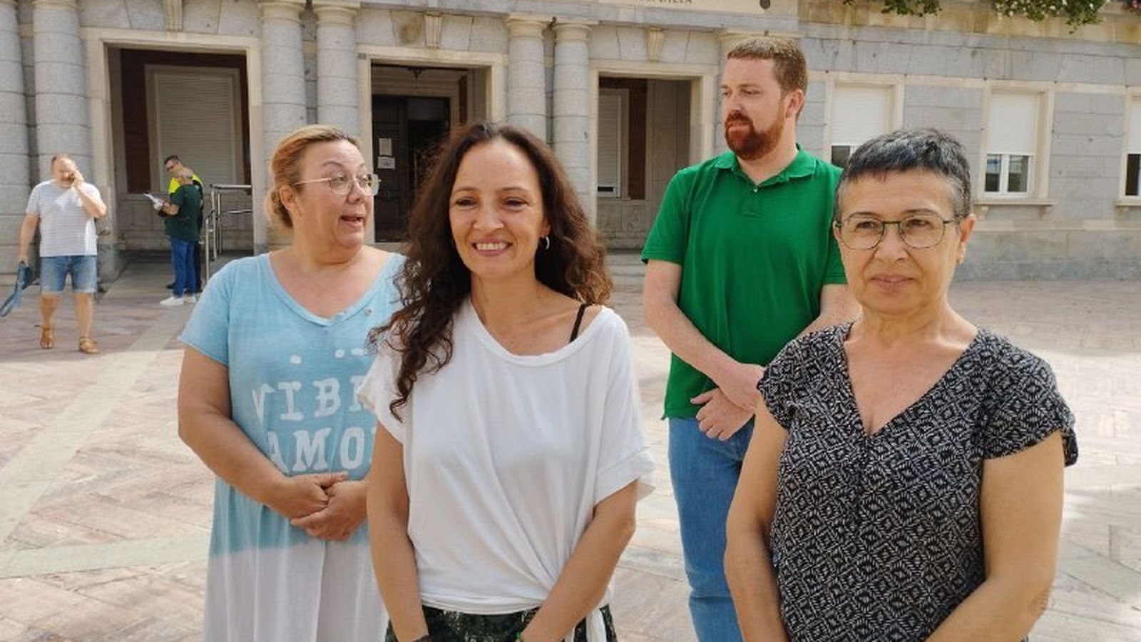 Mónica Rossi, Silvia Zambrano, Alejandro García y Juani Suero.