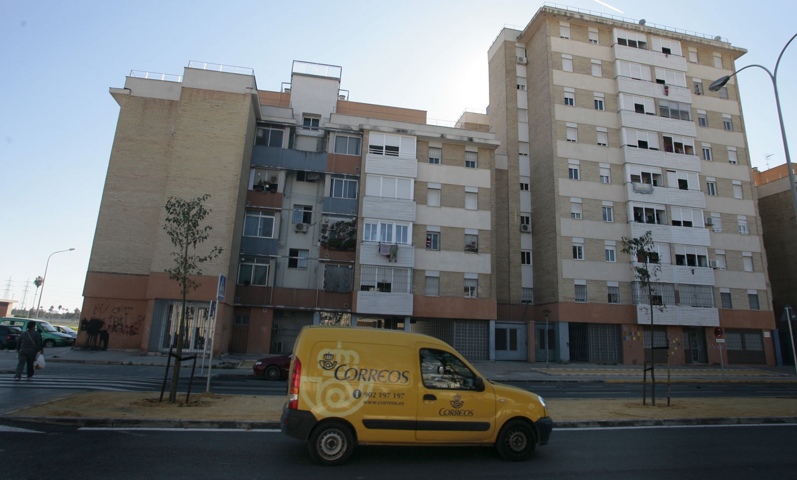 Una imagen de archivo del Polígono Sur, donde la Junta tiene un importante número de viviendas protegidas.