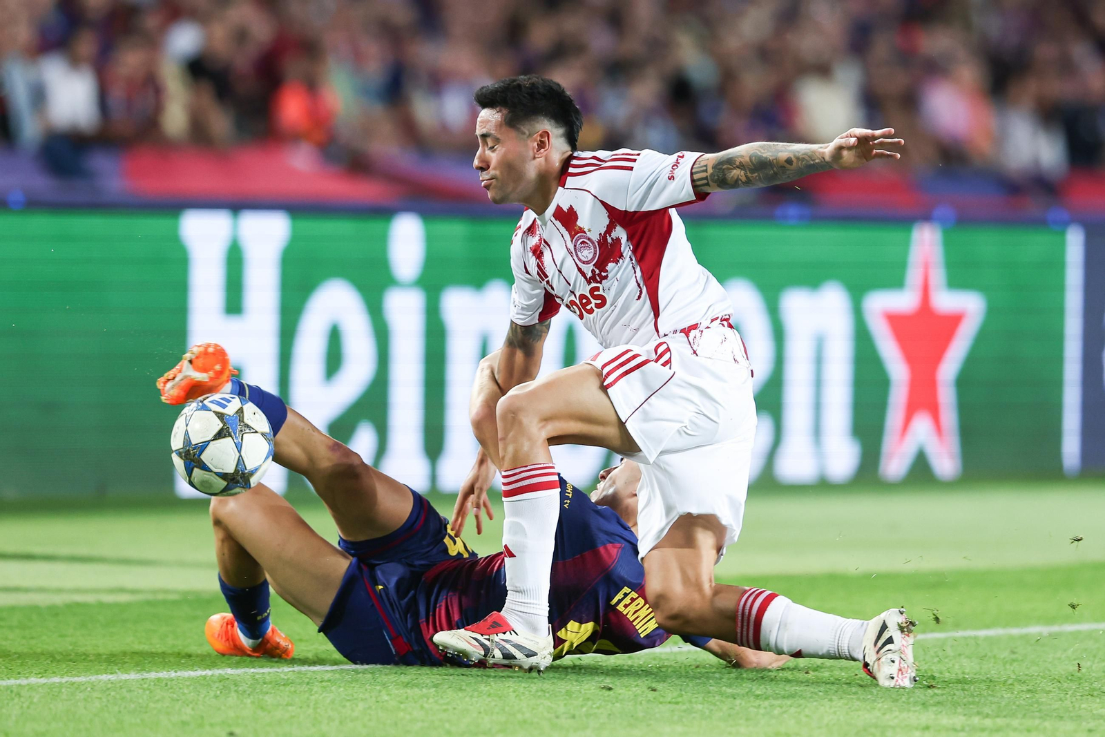 Las fotos del Barcelona-Olympiacos