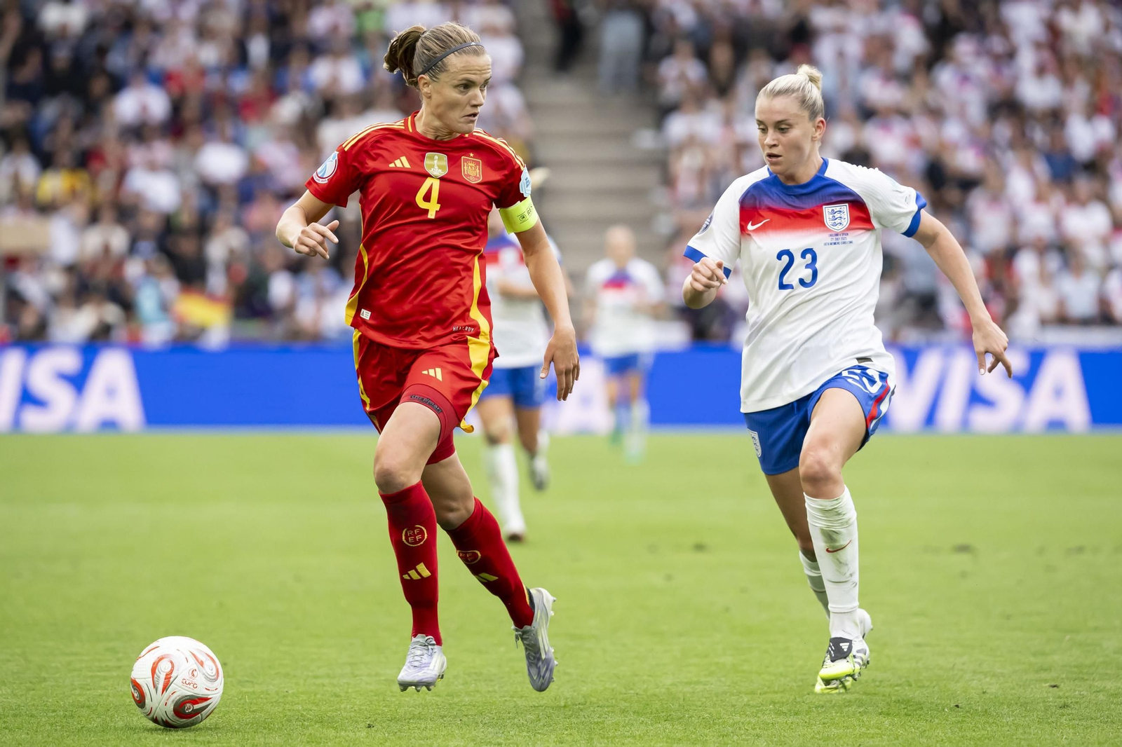 Las mejores imágenes de la final España - Inglaterra de la Eurocopa femenina