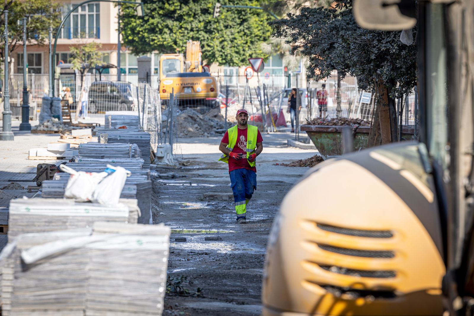 Así van las obras de la Plaza España